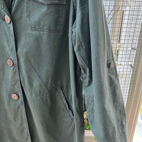 Torrid Women's Green Unlined Jacket Size 1 XL - Picture 3 of 7